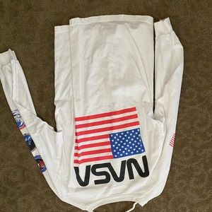 Barley worn NASA shirt